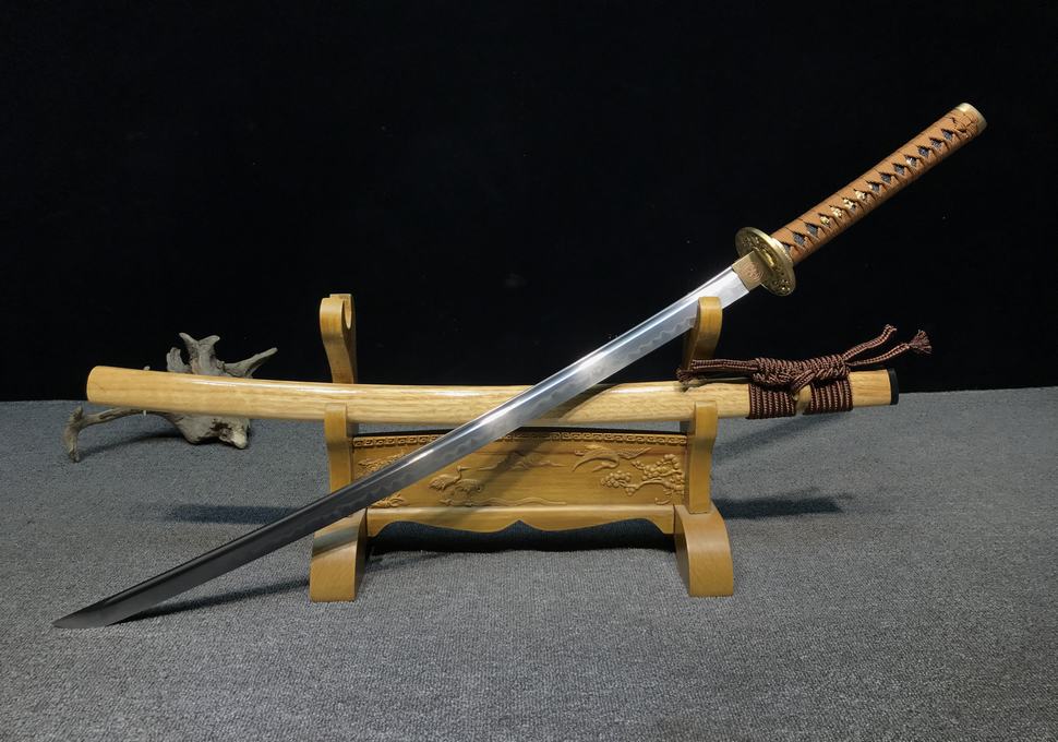 2023021梅花龙武士刀-T10覆土烧刃